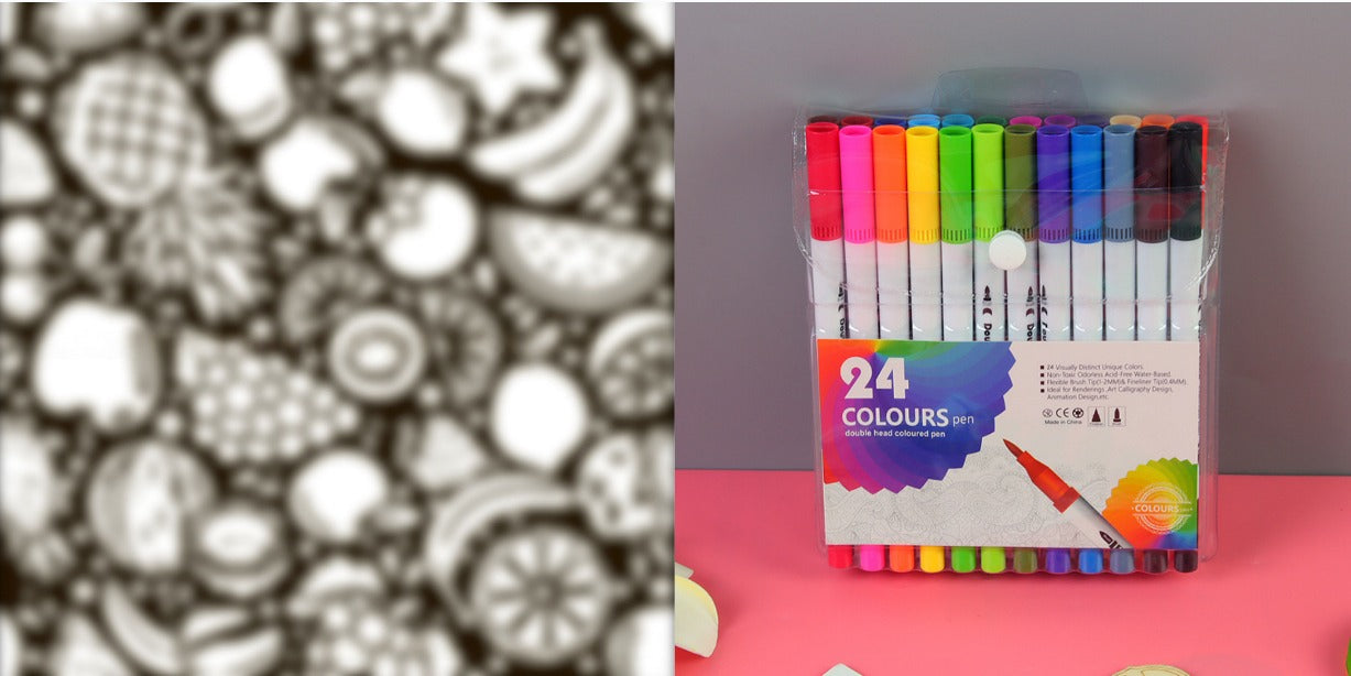 DIY Coloring Blanket With Markers